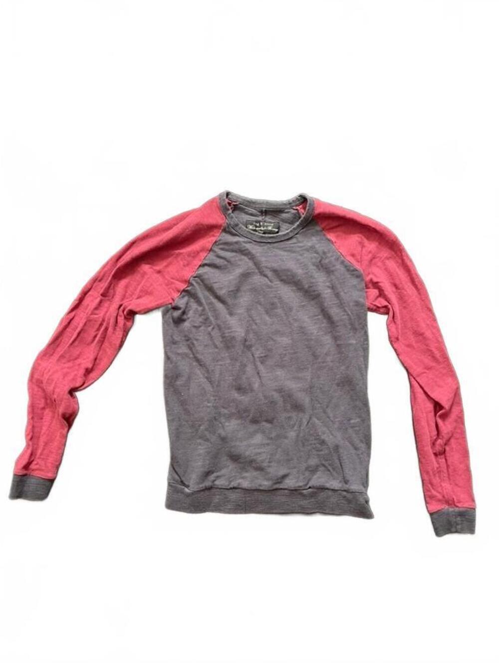 Rag & Bone XS Raglan Long Sleeve Cotton Sweatshirt